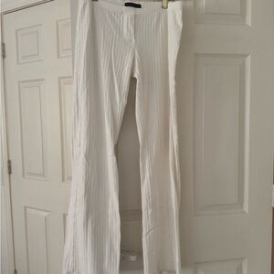 Pointelle cotton pants
